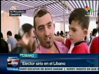 Sirios en el extranjero confían en los comicios presidenciales