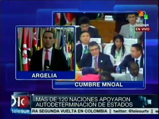 MNOAL aprueba incluir en resolución rechazo a injerencia de EE.UU.