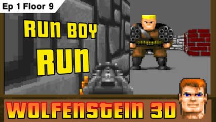WOLFENSTEIN 3D Ep 1 Floor 9 Gameplay Walkthrough Series