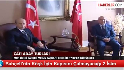 Bahçeli'nin Köşk İçin Kapısını Çalmayacağı 2 İsim