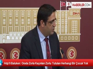 İdris Baluken: Devlet Teröründen Kaçan Çocuklar Var