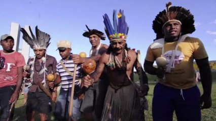Índios protestam em Brasília