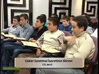 15.ders çeker(uzatma)işretinin görevi