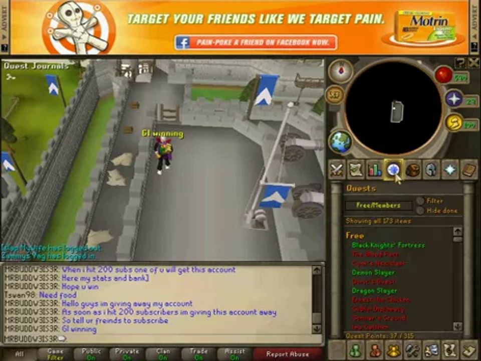 PlayerUp.com - Buy Sell Accounts - runescape account sold sorry