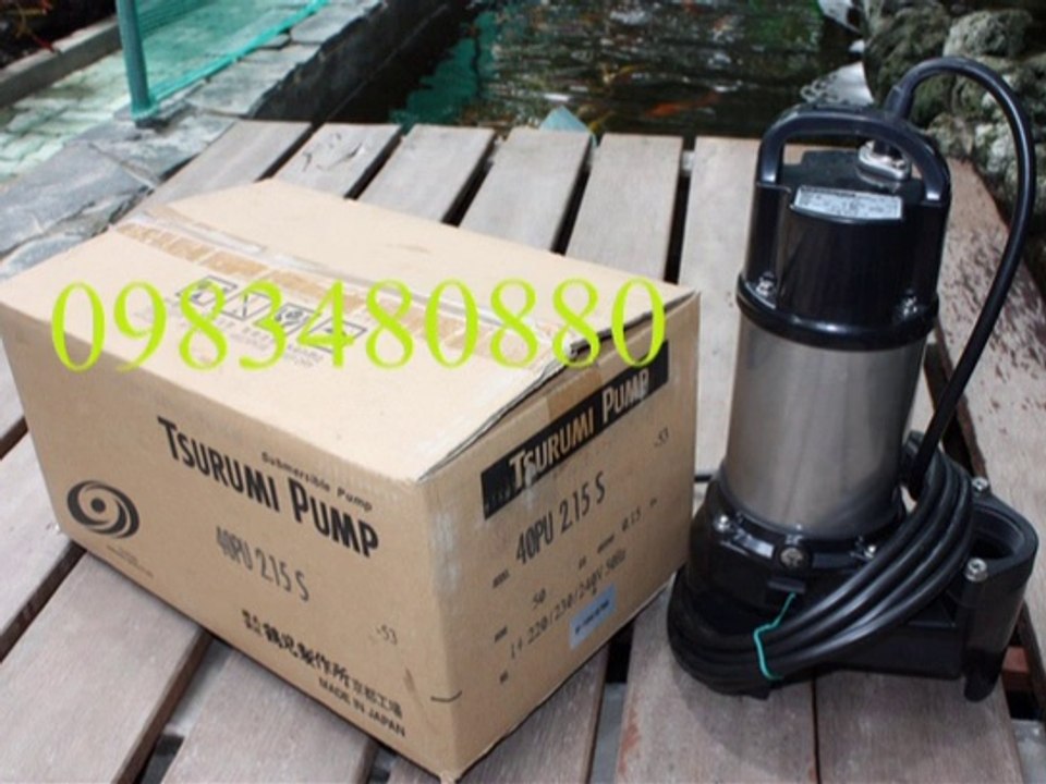 Tel "0983480880/ Máy bơm nước thải Tsurumi KTZ31.5, bơm đặt chìm Tsurumi
