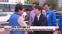 Local elections D-6 new opinion polls not allowed for release from now