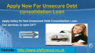Guaranteed Unsecure Debt Consolidation Loans for UK People with Bad Credit