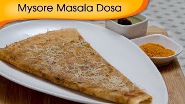 Mysore Masala Dosa - Popular South Indian Breakfast Recipe By Ruchi Bharani