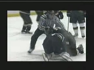 Chris Pronger Fights Krys Barch 012807