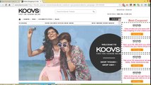 Koovs Coupons : Rs. 262 worth of Cashback offers via Cashkaro.com