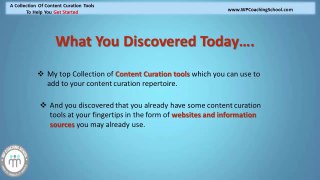 A Collection of Content Curation Tools To Help You Get Started