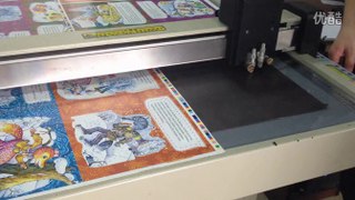magnetic sticker sample making pattern cutter machine