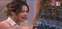Violetta- Vilu,Fran y Cami cantan codigo amistad eν piano_Greek_Subs
