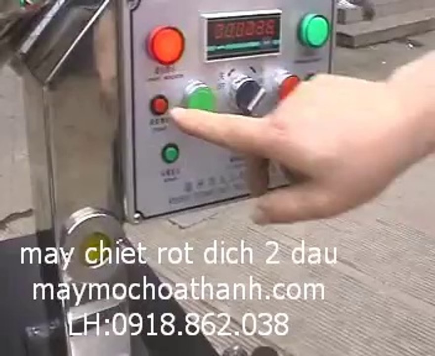 máy chiết rót kem đặc 2 vòi, máy chiết rót kem vào hũ tự động