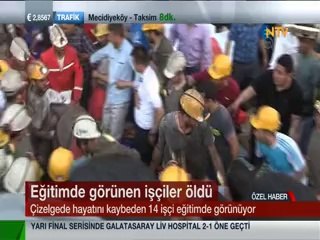 CHP Manisa Mv Özgür Özel:"Eğitimde gibi görünen 14 madenci o gün sınava değil,mezara girdi" NTV Haber Bülteni-29.05.2014