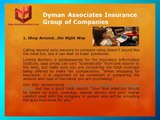 Dyman Associates Insurance Group of Companies - 5 Tips to Save on Auto Insurance
