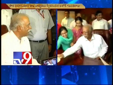 Ashok Gajapathi Raju takes charge as Civil aviation minister
