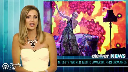 Miley Cyrus' Classiest Performance of _Wrecking Ball *2014 World Music Awards