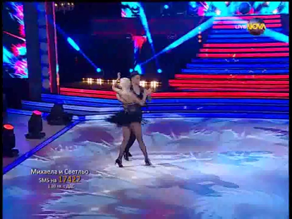 Dancing stars So2E21...полуфинал - квартет              Михаела и Светльо