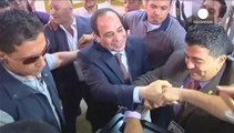 Miles de seguidores de Al Sisi celebran su victoria en las presidenciales egipcias