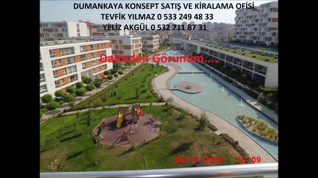 Kurtköy de Havuzlu ve Güvenlikli Site İçinde Eşyalı Kiralık 1+1 Daire..