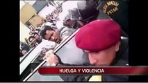 Video muestra agresión de policías a periodista de Panamericana Televisión