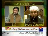 JIRGA ON GEO NEWS ( EXCLUSIVE INTERVIEW WITH MAULANA TARIQ JAMEEL part1