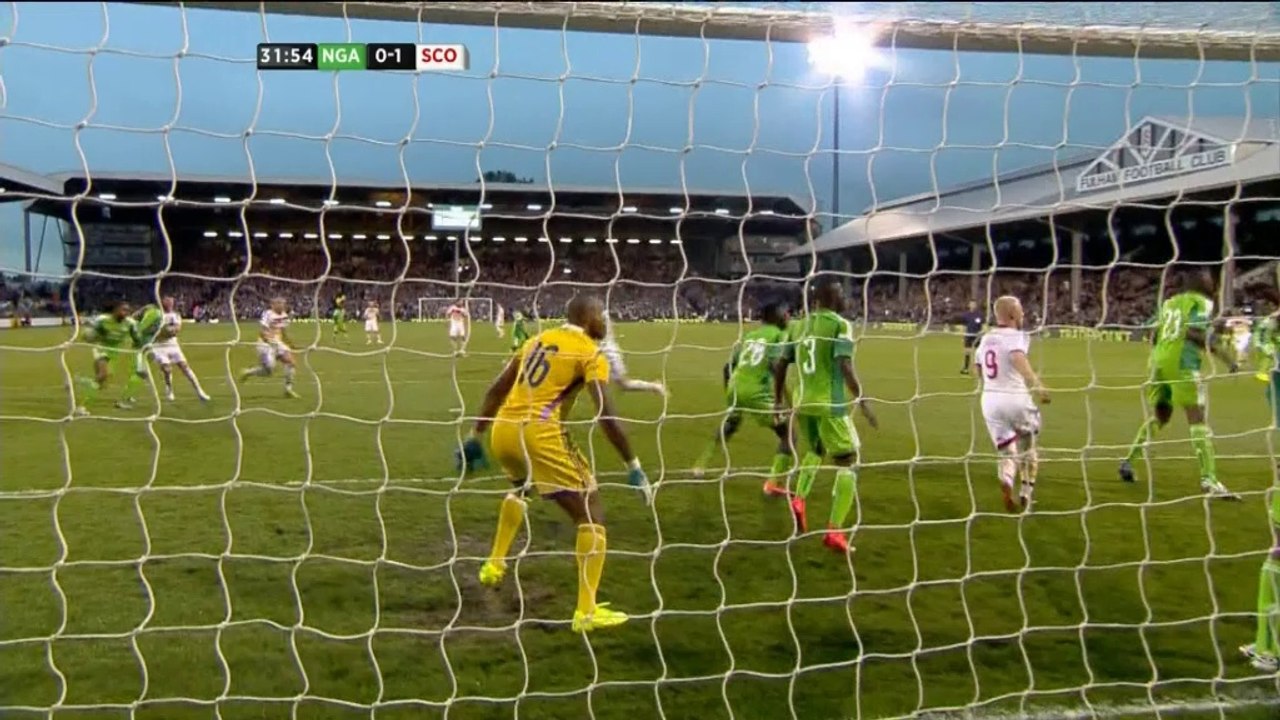 Nigeria keeper throws ball into his own net