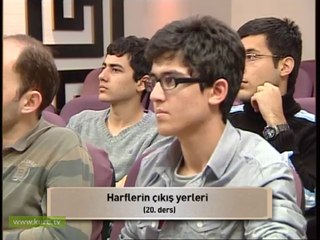 20.ders Harflerin çıkış yerleri