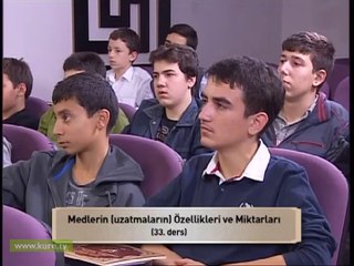 33.ders Medlerin özellikleri ve miktarları