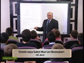 35.ders Tenvin veya Sakin Nun'un okunuşları-2