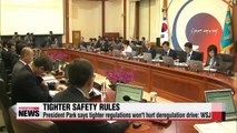 President Park says tighter safety regulations will raise growth potential WSJ