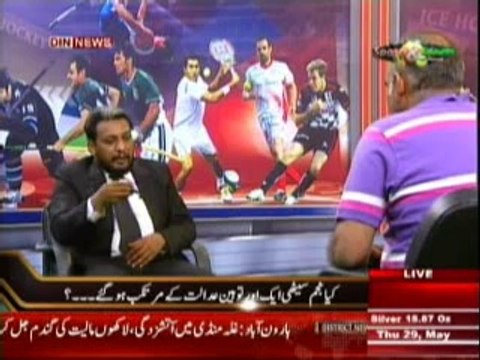 Sports & Sports with Amir Sohail (Kya Najam Sethi Aik Aur Toheen Adalat Ke Murtakib Ho Gaye ??) 29 May 2014 Part-1