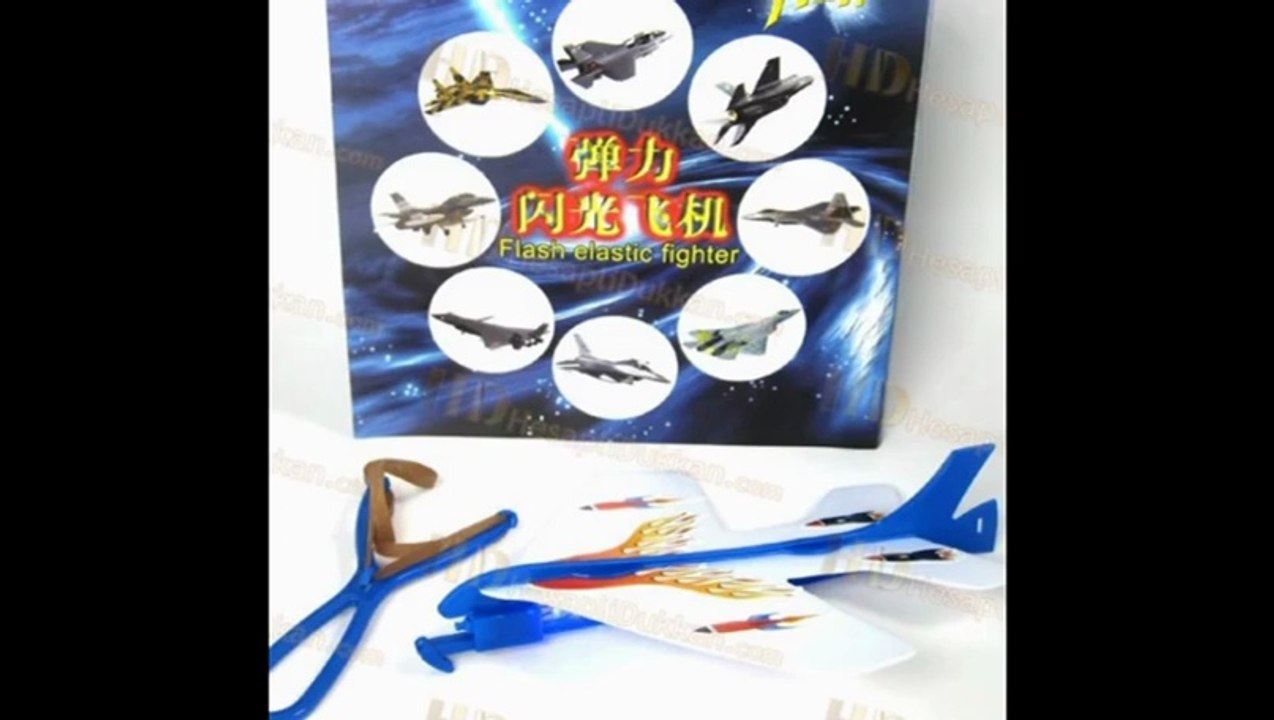 Sapanlı ışıklı uçak toptan oyuncak sapanlı uçak led Hesaplı Dükkan