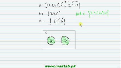 FSc Math Book1, Ex 2.2, LEC 9: Venn Diagrams