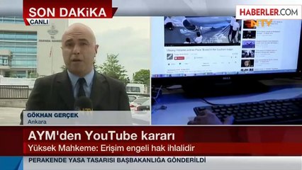 AYM: Youtube Erişim Engeli Hak İhlalidir