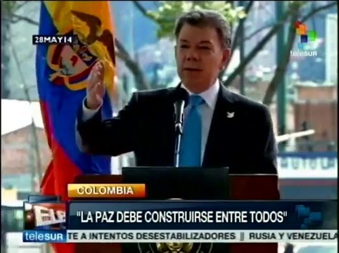 Paz en Colombia la debemos construir todos: pdte. Juan Manuel Santos