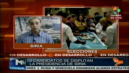 Sirios en el extranjero empezaron a votar en elección presidencial