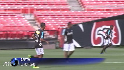 Honduras football team trains ahead of Turkey match