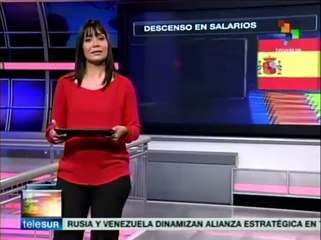 Gobierno español reconoce que en 2013 bajaron los salarios