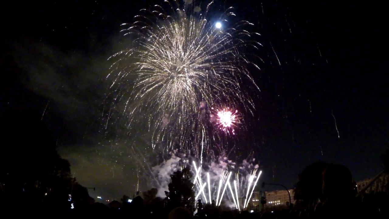 Fallas 2014 Feu d'artifice 16 mars