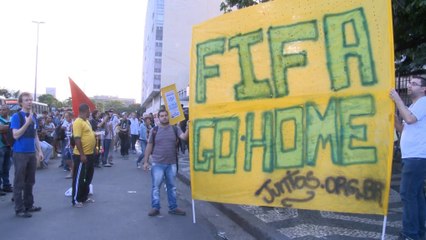 FÚTBOL: Brasil 2014: La policia de Sao Paulo, lista para evitar las protestas