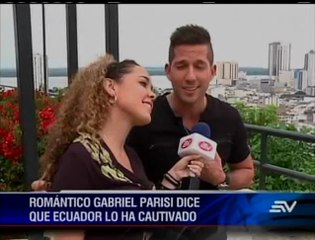 cantante Gabriel Parisi Ecuador