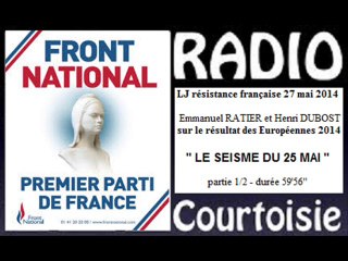 RC 2014.05.27 LJ Emmanuel Ratier "Seisme du 25 Mai" 1/2