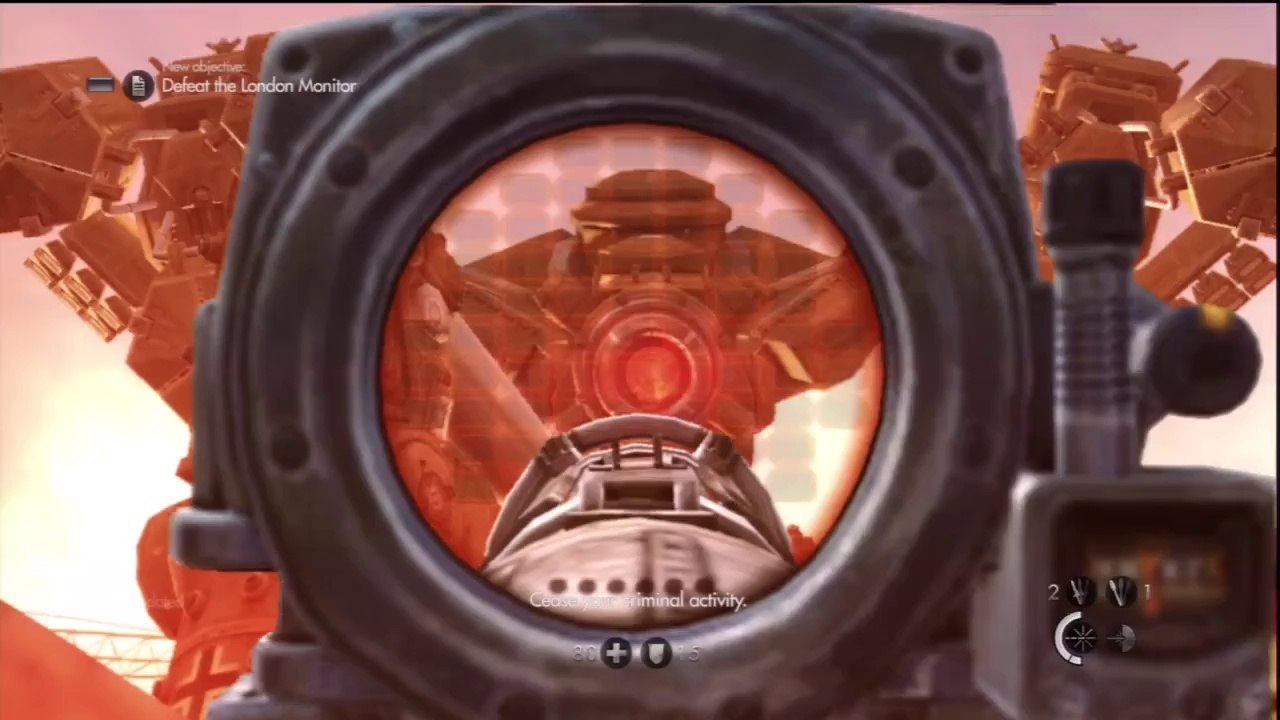 GIANT BOSS FIGHT - Wolfenstein: The New Order Gameplay