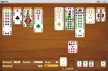 Gameduell - Spider Pro online spielen HD by skillgaming.de