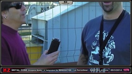 Metal Zone O.R. - L'interview de BENIGHTED au Ferrailleur - 9-3-2014