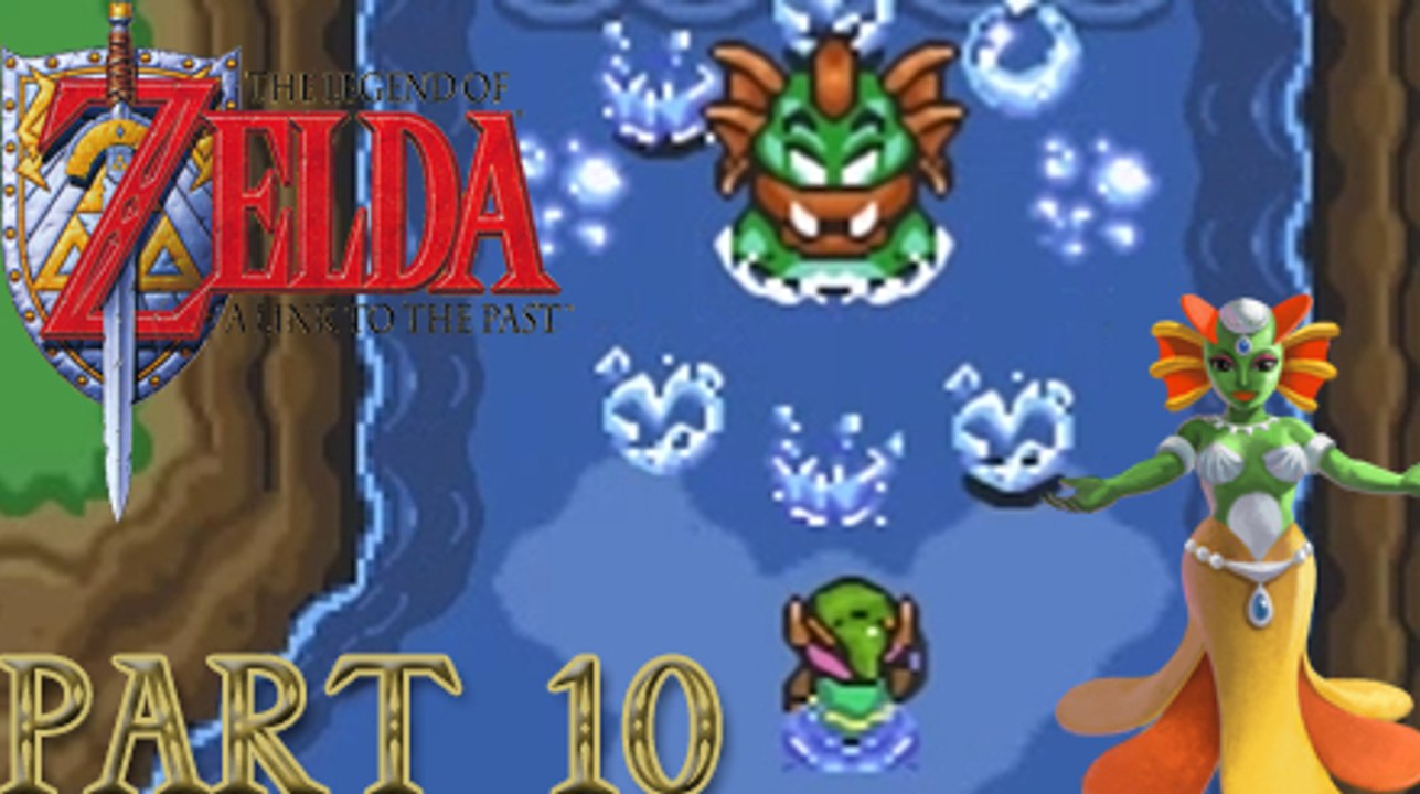 German Let's Play: The Legend of Zelda - A Link To The Past, Part 10, 'Wir lernen schwimmen'