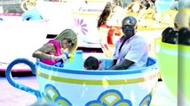 Heidi Klum & Seal Take Their Kids To Disneyland