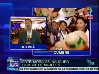 Bolivia: destacan avances en derechos para las mujeres